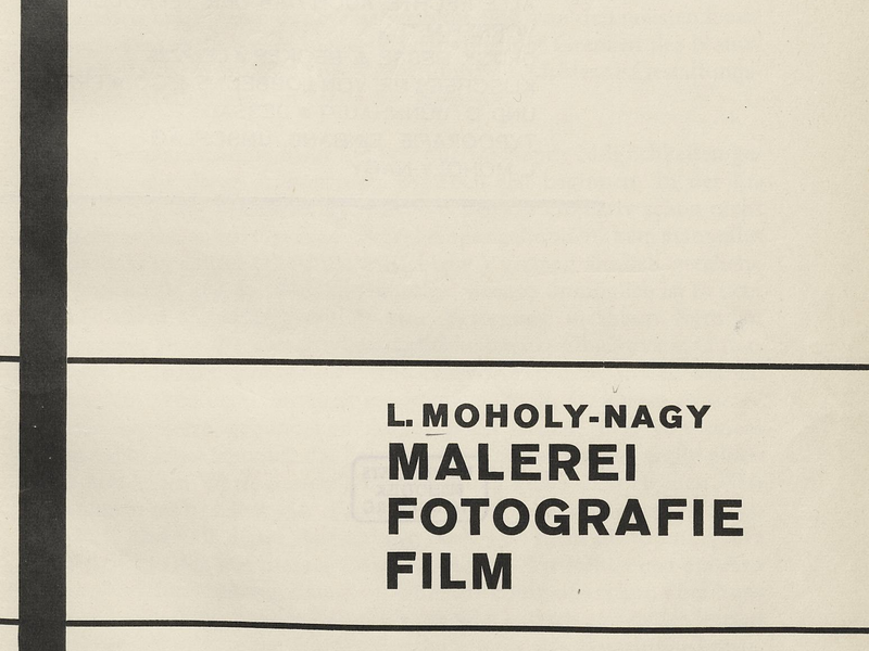 Malerei, Fotografie, Film, 1925