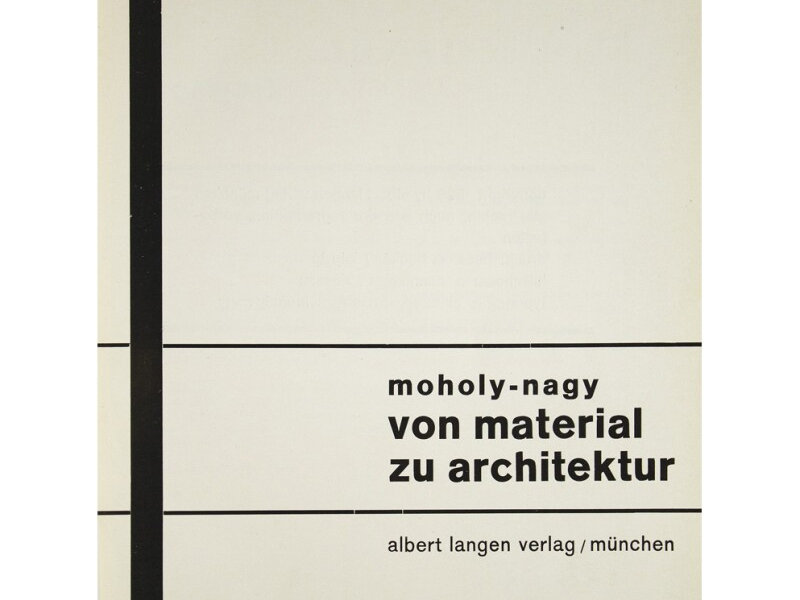 Von Material zu Architektur, 1929