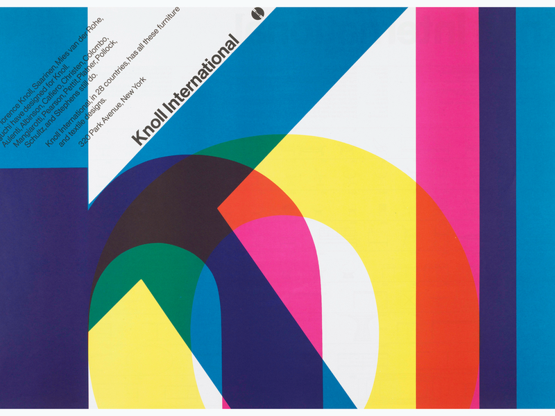 Knoll identity + advertising, 1966