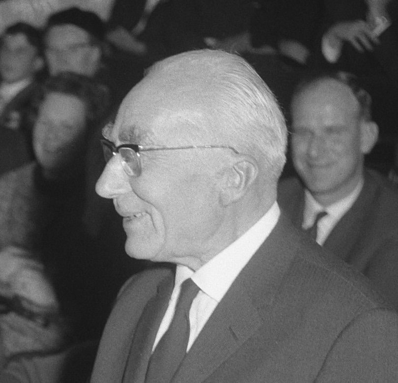 Piet Zwart, Dutch typographer and designer, photographed 1964