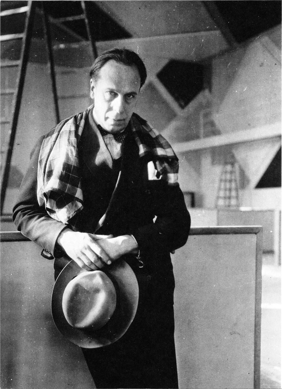 Theo van Doesburg at the Aubette, Strasbourg, 1927