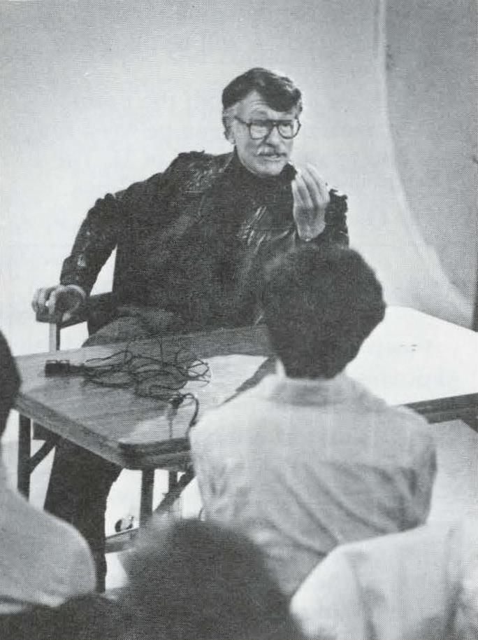Lou Dorfsman, American graphic designer and CBS art director, photographed in 1983