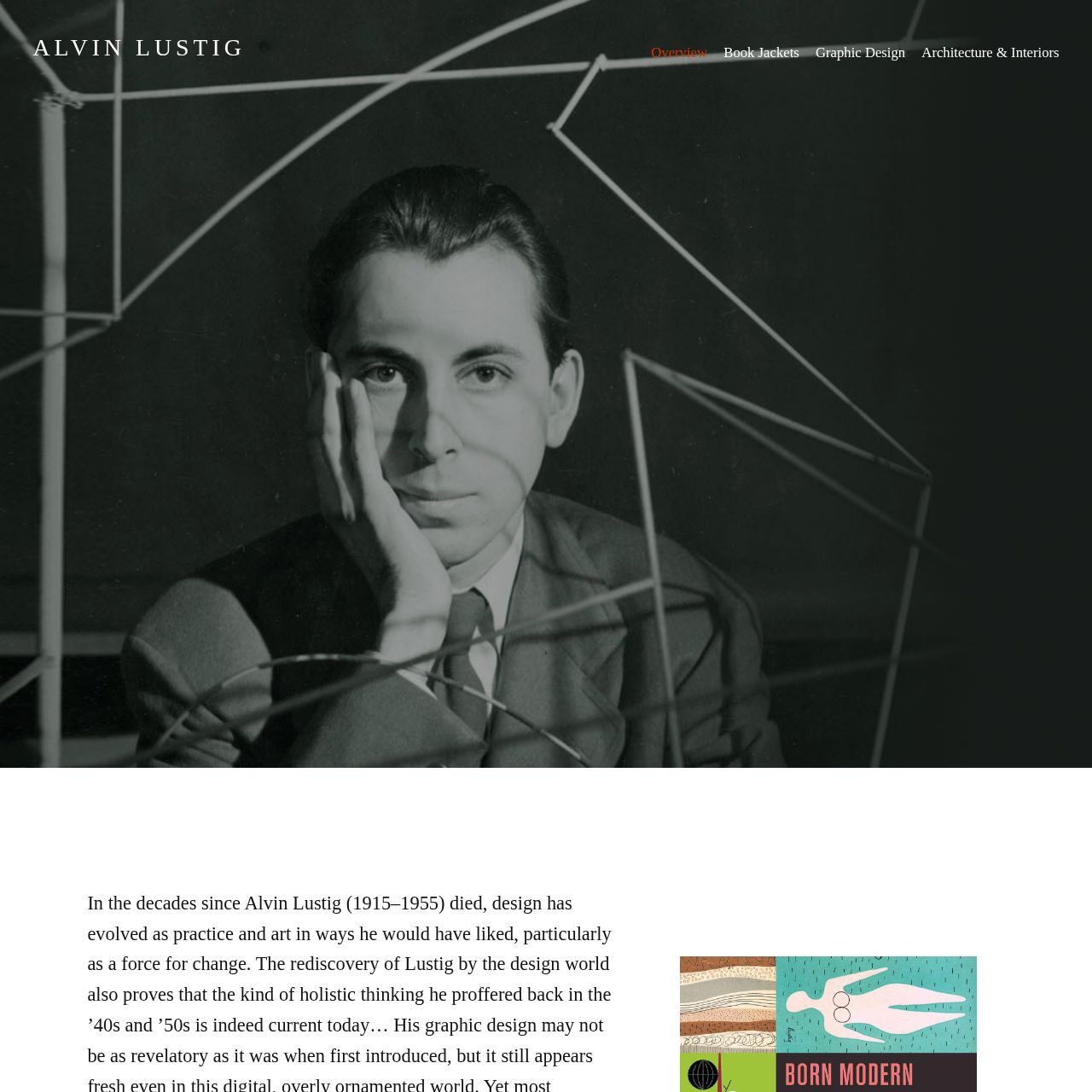 Alvin Lustig — official website