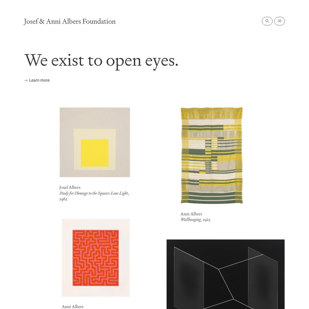 Josef Albers — official website