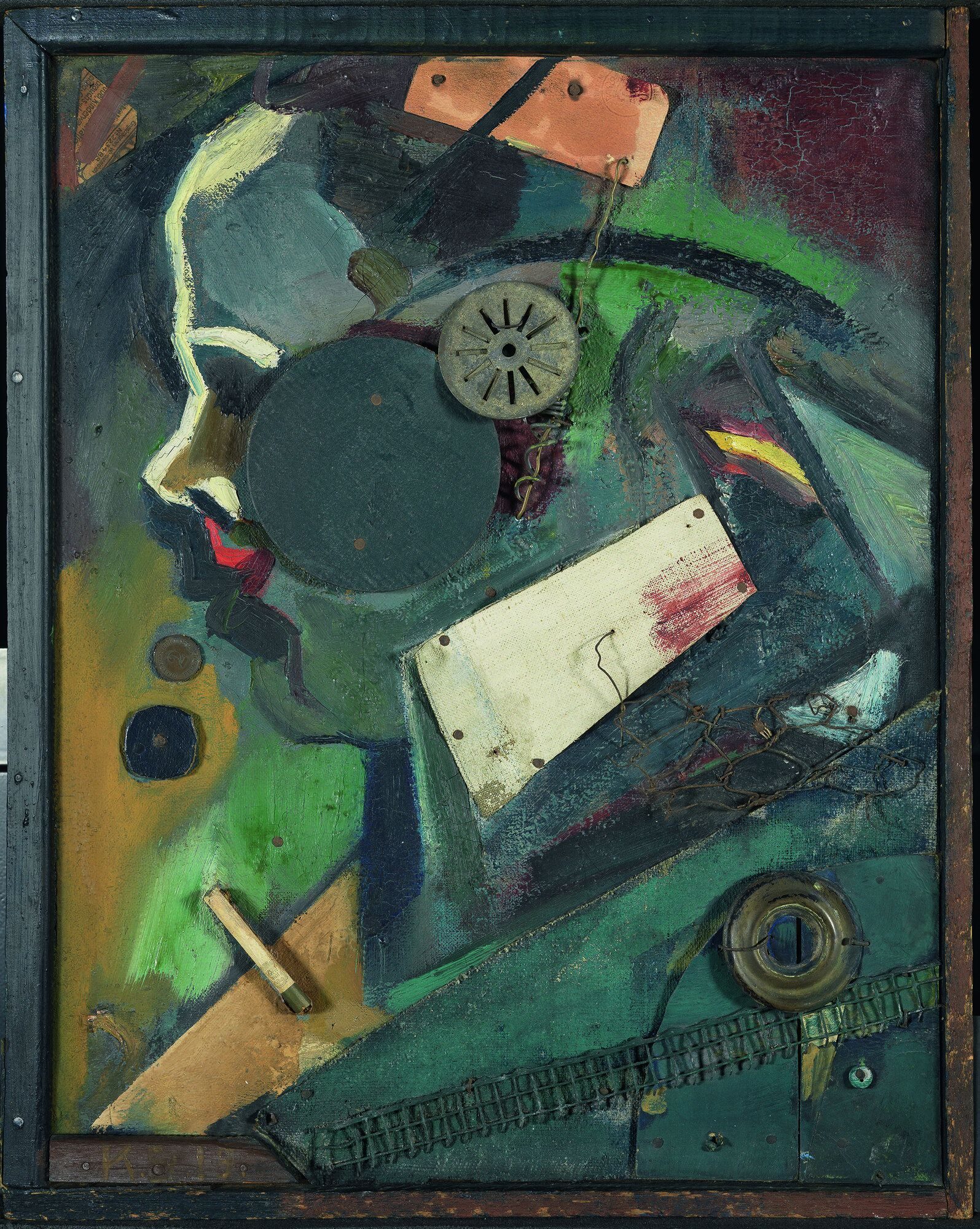 Kurt Schwitters, Merz collage, c. 1923