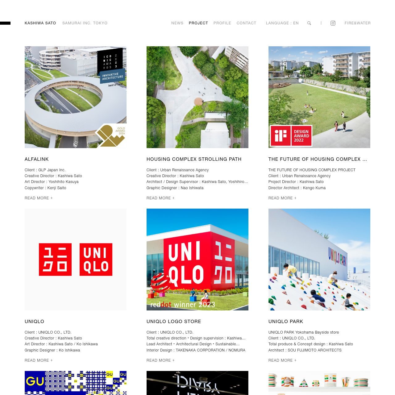Kashiwa Sato — official website