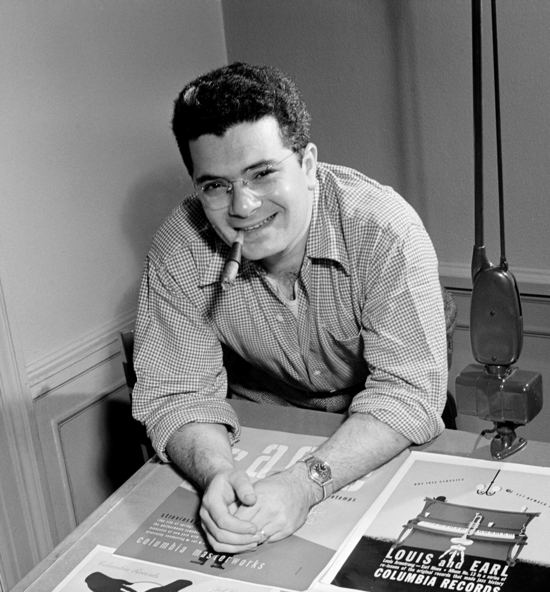 Alex Steinweiss, graphic designer, New York, April 1947