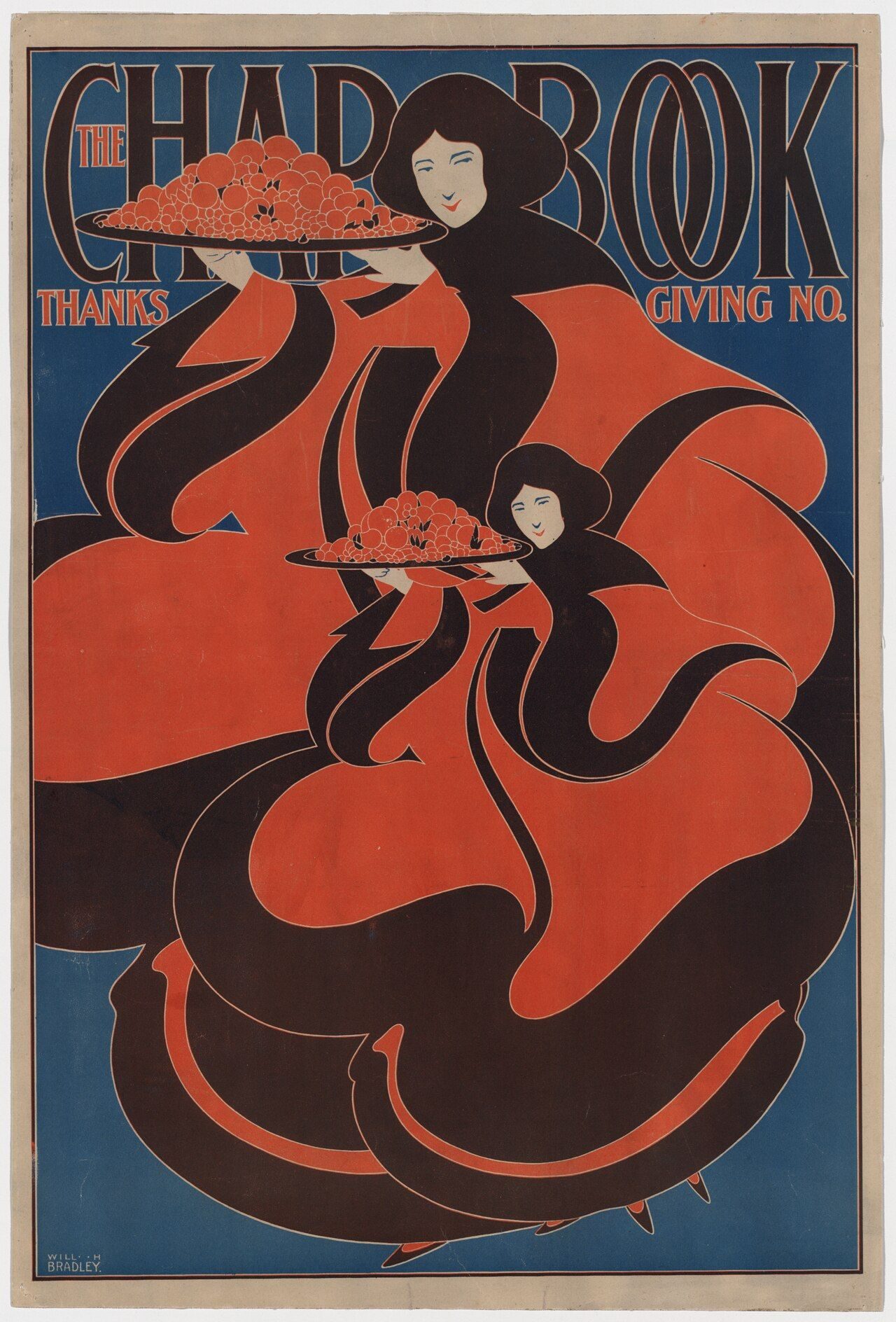 Will Bradley, The Chap-Book Thanksgiving Number cover, Chicago, 1895