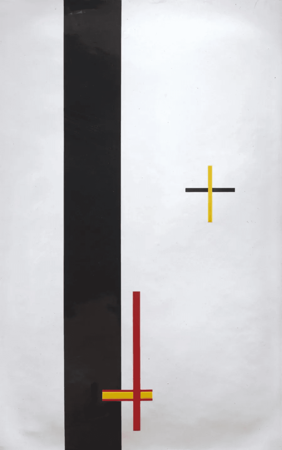 EM 3, Telephone Painting by László Moholy-Nagy, 1922–23 — geometric composition in porcelain enamel on steel