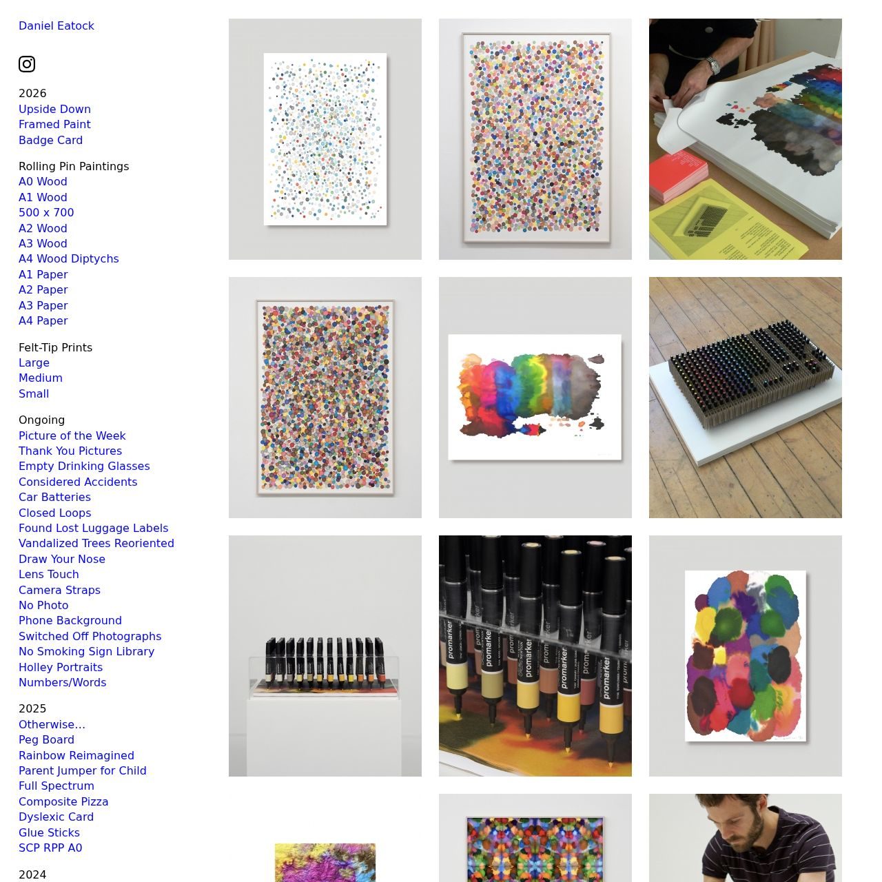 Daniel Eatock — official website