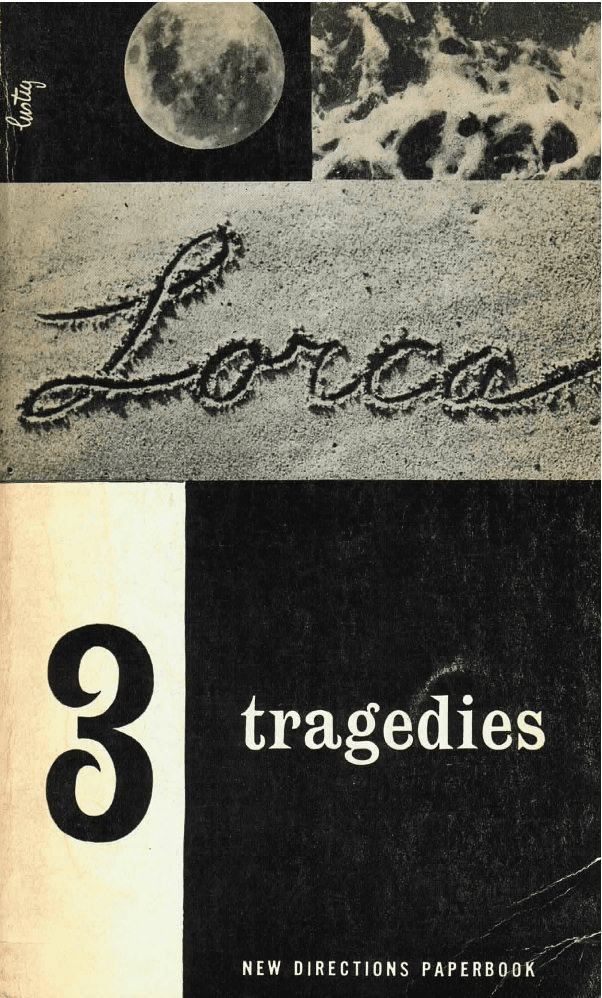 Three Tragedies by García Lorca, New Directions paperback cover by Alvin Lustig, 1947