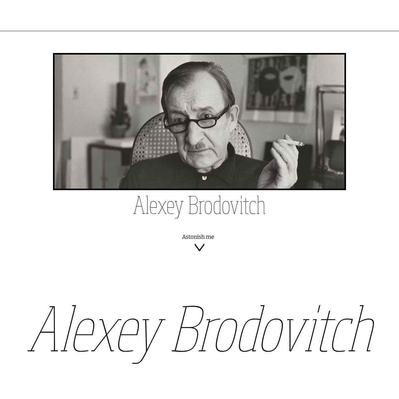 Alexey Brodovitch — official website