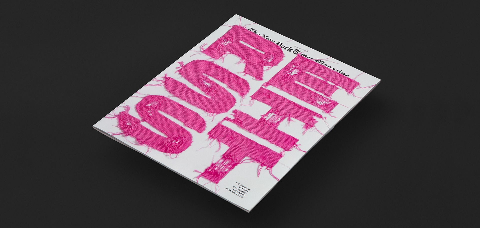 The New York Times Magazine — Resist cover, 2017