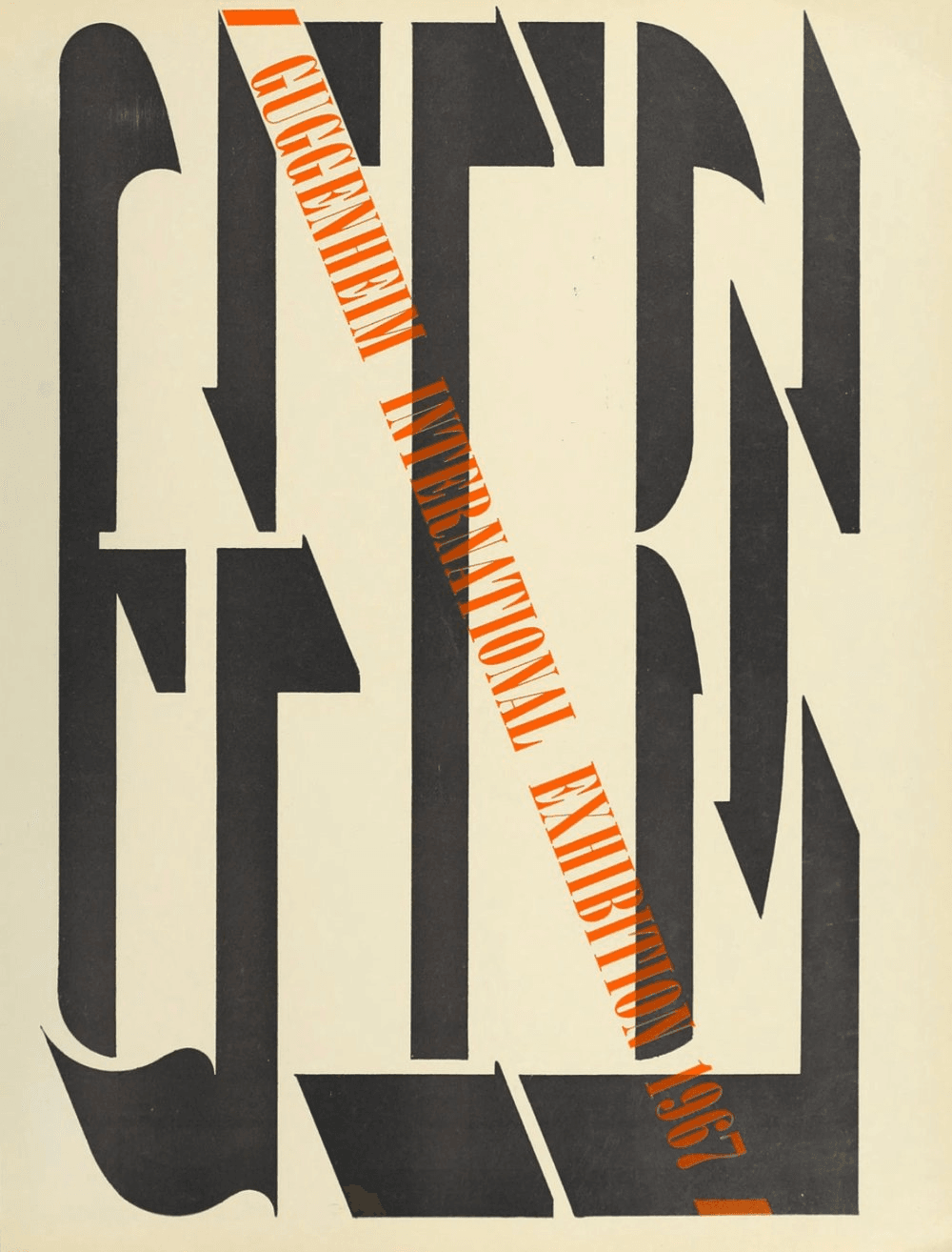 Guggenheim Museum typography, Herbert Matter, 1967
